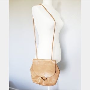 Vintage Mimo Sacs Genuine Leather Shoulder Purse